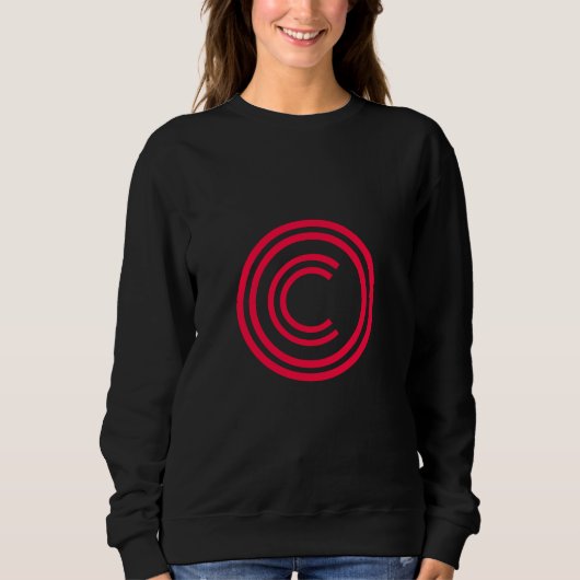 Copyright-Zeichen Sweatshirt (Vorderseite)