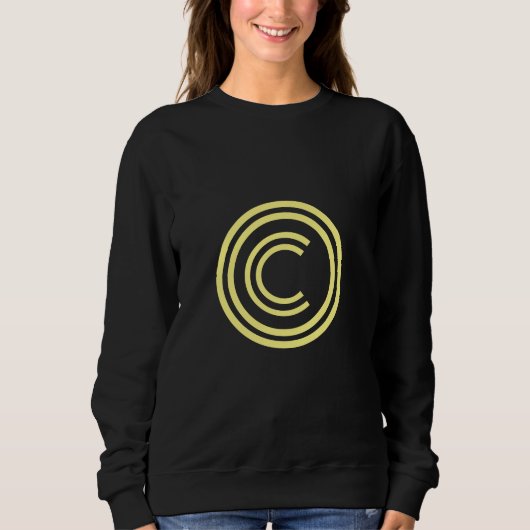 Copyright-Zeichen Sweatshirt (Vorderseite)