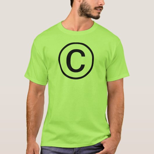 Copyrightsymbol-T - Shirt (Vorderseite)