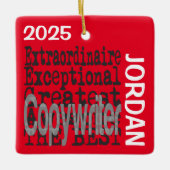 Copywriter Extraordinaire CUSTOM Keramikornament (Vorderseite)