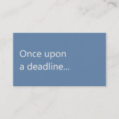 Copywriter Freelance Writer Simple Humorous Visitenkarte (Vorderseite)