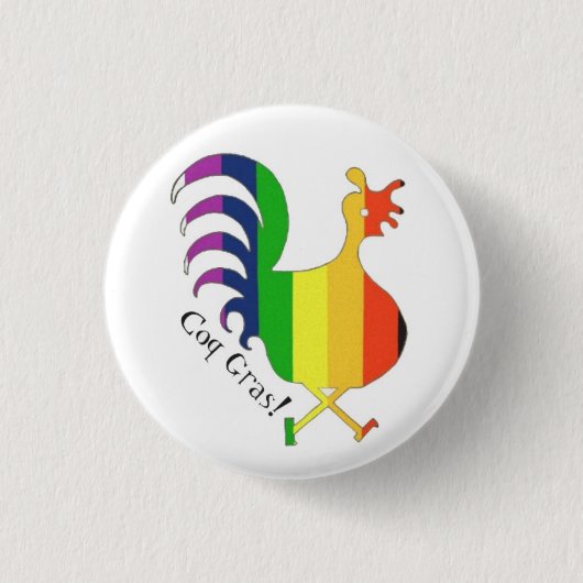 Coq Gras - Knopf Button (Vorderseite)