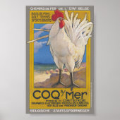 Coq-sur-Mer Vintage Poster 1923 (Vorne)