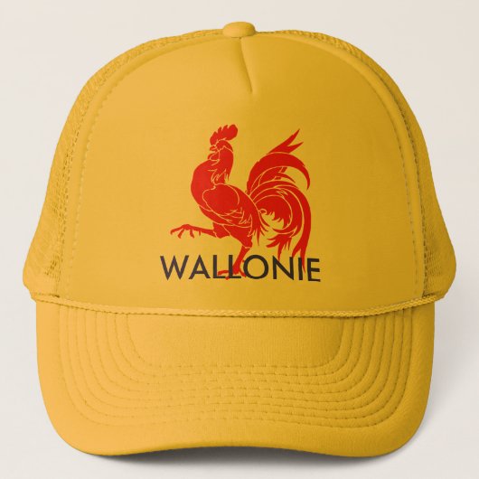 coq wallon wallonie truckerkappe (Vorderseite)