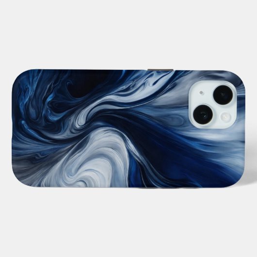 Coque de téléphone bleue, épaisse, résistante aux Case-Mate iPhone hülle (Rückseite (Horizontal))