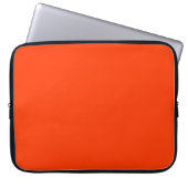 Coquelicot Red Laptopschutzhülle (Vorderseite)