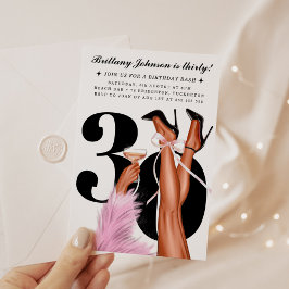 Coquette 30. Geburtstag Einladung