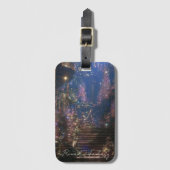 Coquette Aesthetic / Dark fantasy girl Gepäckanhänger (Vorderseite Vertikal)