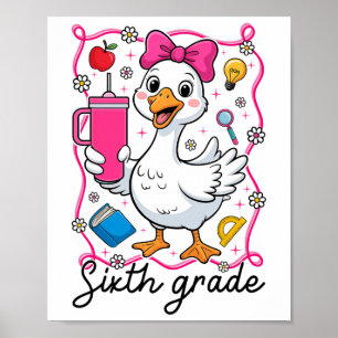 Coquette Albern Gänse 6. Klasse Kind 1. Tag Poster