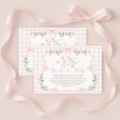 Coquette Albern Gänserosa Bücher für Baby Girl Begleitkarte