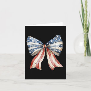 Coquette American Bow Independence Day Shirt Karte