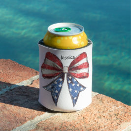 Coquette American Bow Personalisiert Dosenkühler