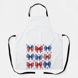 Coquette American Flag Coquette Bow 4. Juli Schürze