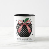 Coquette Apple Teacher Gift Tasse (Zentrum)