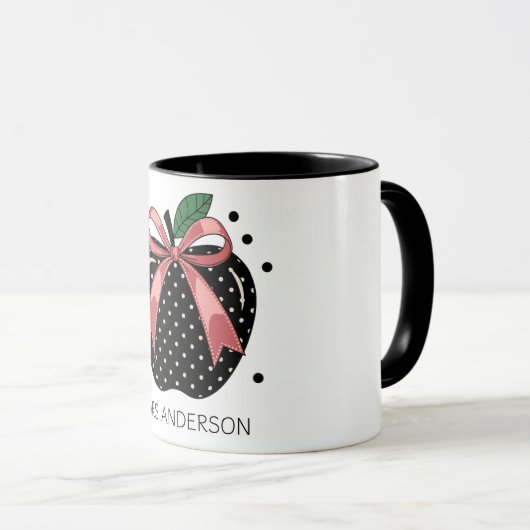Coquette Apple Teacher Gift Tasse (VorderseiteRechts)