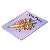 Coquette Aquarellstiftbogen Notizblock (Linke Seite)