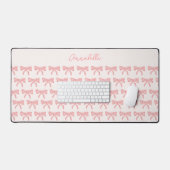 Coquette Ästhetik Rosa Bug Schreibtischunterlage (Tastatur & Maus)