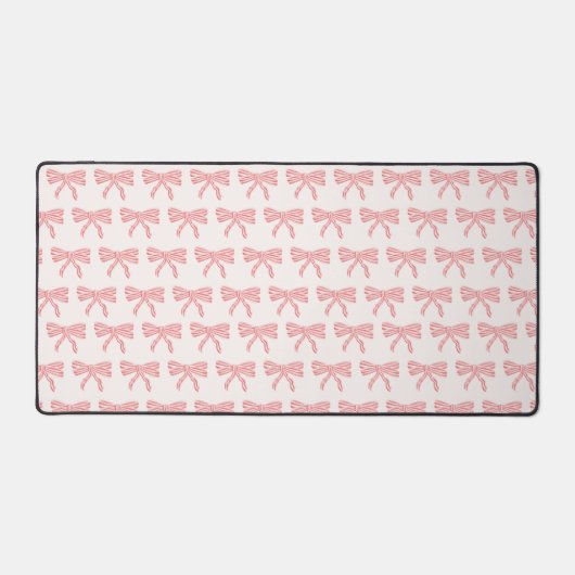 Coquette Ästhetik Rosa Bug Schreibtischunterlage (Vorderseite)