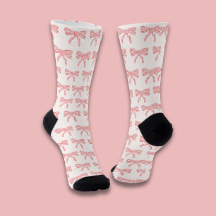 Coquette Ästhetik Rosa Bug Socken