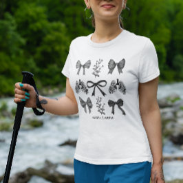 Coquette Asthma Awareness B&W Allergie T-Shirt