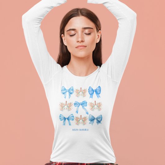 Coquette Asthma Awareness Floral Allergie T-Shirt