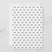 Coquette Baby Blue Foto Abschluss Ankündigung (Rückseite)