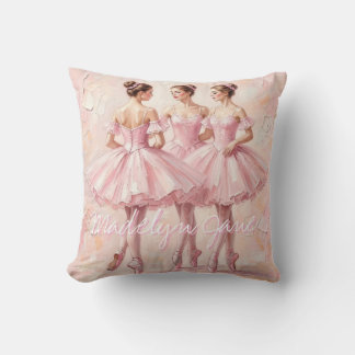Coquette-Ballerina-Kinderzimmer-Kunst || Acryl-Kun Kissen