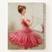 Coquette Ballerina Notizblock (Rückseite)