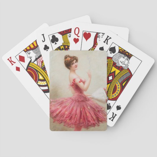 Coquette Ballerina Spielkarten (Rückseite)