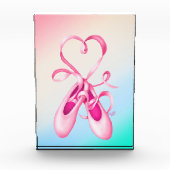 Coquette Ballet Dance Slippers KiniArt Fotoblock (Vorderseite)