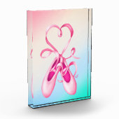 Coquette Ballet Dance Slippers KiniArt Fotoblock (Links)