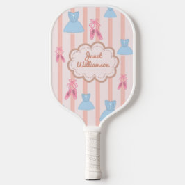 Coquette Ballet Personalisierter Name und Slogan Pickleball Schläger