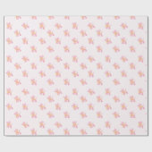 Coquette Balloon Dog Pattern Geschenkpapier (Flach)