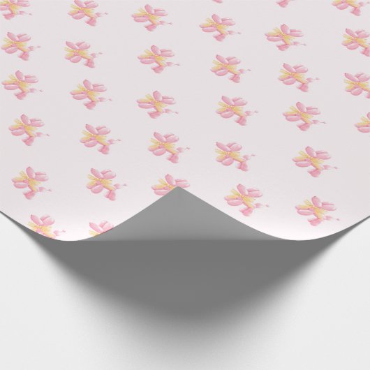 Coquette Balloon Dog Pattern Geschenkpapier (Ecke)