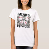 Coquette-Baseball-Mama T-Shirt (Vorderseite)