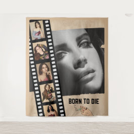 Coquette Beige Tropico 90er Ästhetik Lana Del Ray Wandteppich