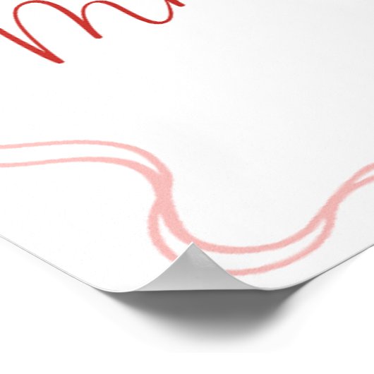 Coquette Berry in der Liebe schätzen, wie viele Kü Poster (Ecke)