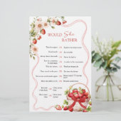 Coquette Berry in der Liebe würde sie eher spielen (Stehend Vorderseite)