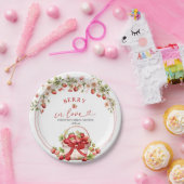 Coquette Berry in Liebe Brautparty Paper Teller (Party)