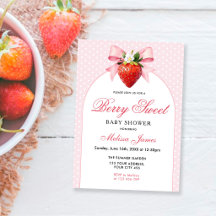 Coquette Berry Sweet Babyparty