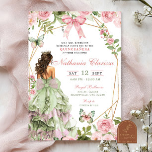 Coquette Bezaubernde Waldlandschaft Blush Pink Qui Einladung