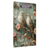 Coquette Birds Floral Klemmbrett (Rechts)
