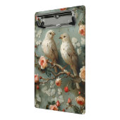 Coquette Birds Floral Mini Klemmbrett (Gewinkelt2)