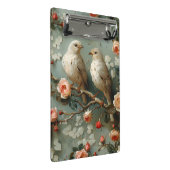 Coquette Birds Floral Mini Klemmbrett (Schrägansicht)