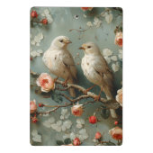 Coquette Birds Floral Mini Klemmbrett (Rückseite)