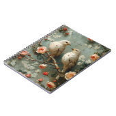 Coquette Birds Floral Notizblock (Linke Seite)