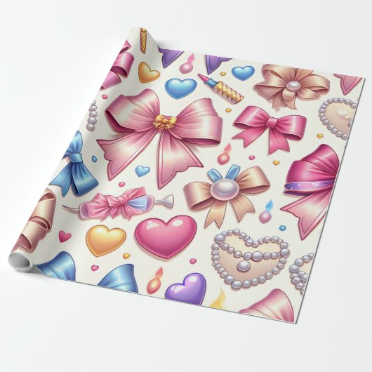 Coquette Birthday Umschlag Papier, Bogen, Perlen & Geschenkpapier (Ungerollt)