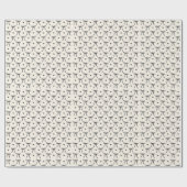 Coquette Black Bow Niedliches Herz Feminine Niedli Geschenkpapier (Flach)