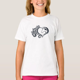 Coquette Black Heart Ristorante La Lanchetta T-Shirt