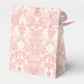 Coquette Blush Pink Bow Floral Baby Dusche nach Ma Geschenkschachtel (Rückseite)